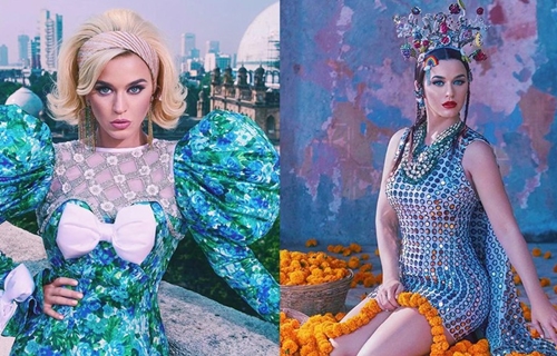 Katy Perry diện trang phục nạm đá lấp lánh trên bìa tạp chí